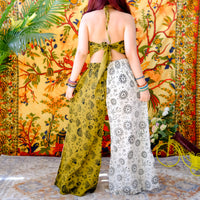 Mushroom/Celestial Halter Top