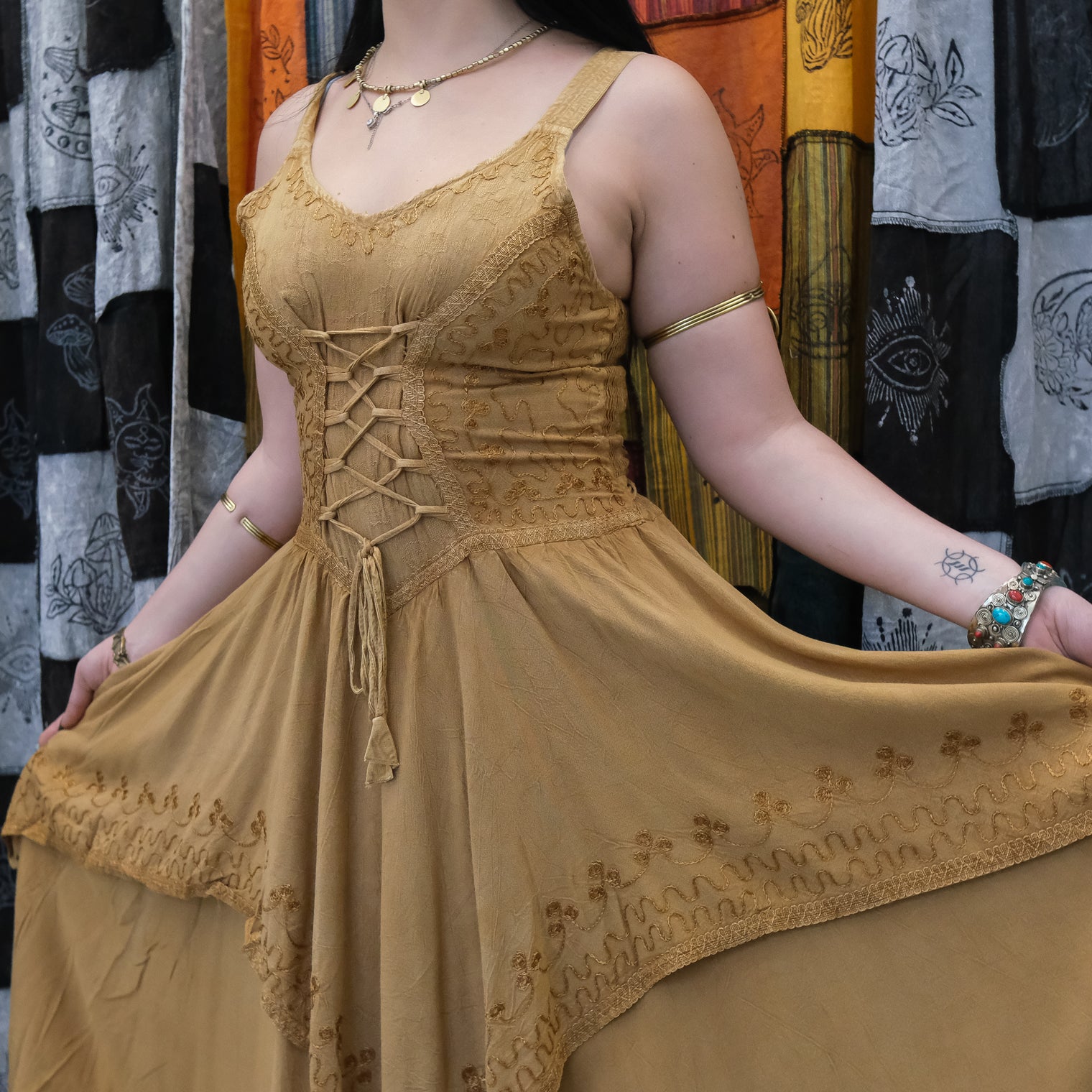 Fairycore Lace Up Dress