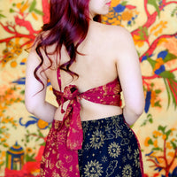 Mushroom/Celestial Halter Top