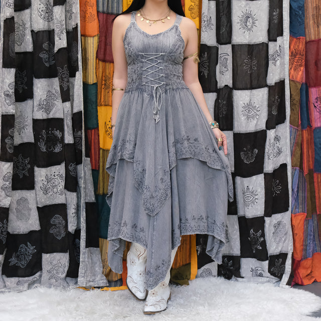 Fairycore Lace Up Dress