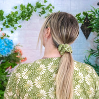 Floral Boho Handmade Scrunchies