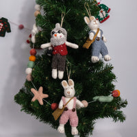 Needle Felted Bunny Ornaments