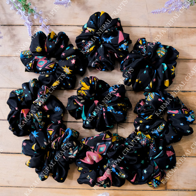Boho Celestial Scrunchies