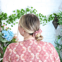 Floral Boho Handmade Scrunchies