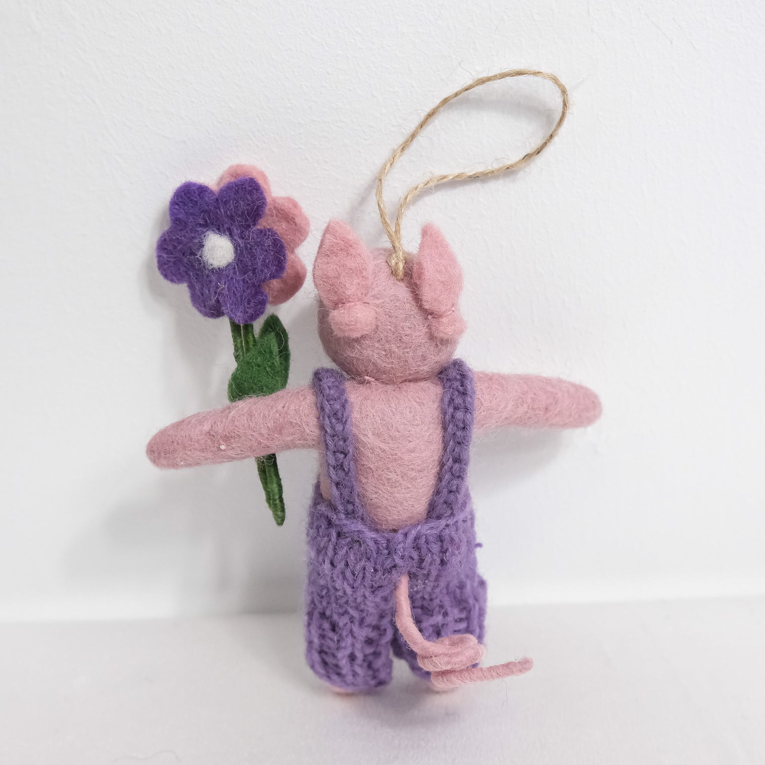 Needle Felted Pig Ornaments