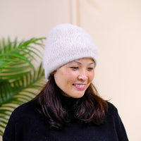 Unisex Solid Color Beanie with Fleece Lining