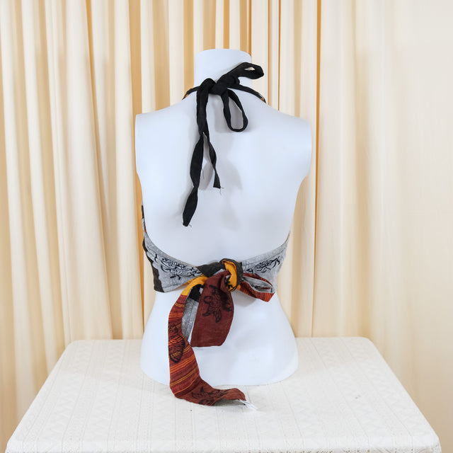 Patchwork Reversible Cotton Bralette