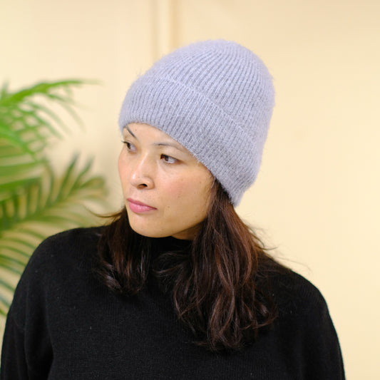 Unisex Solid Color Beanie with Fleece Lining