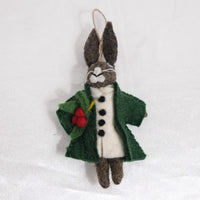 Handmade Felted Animal Ornaments