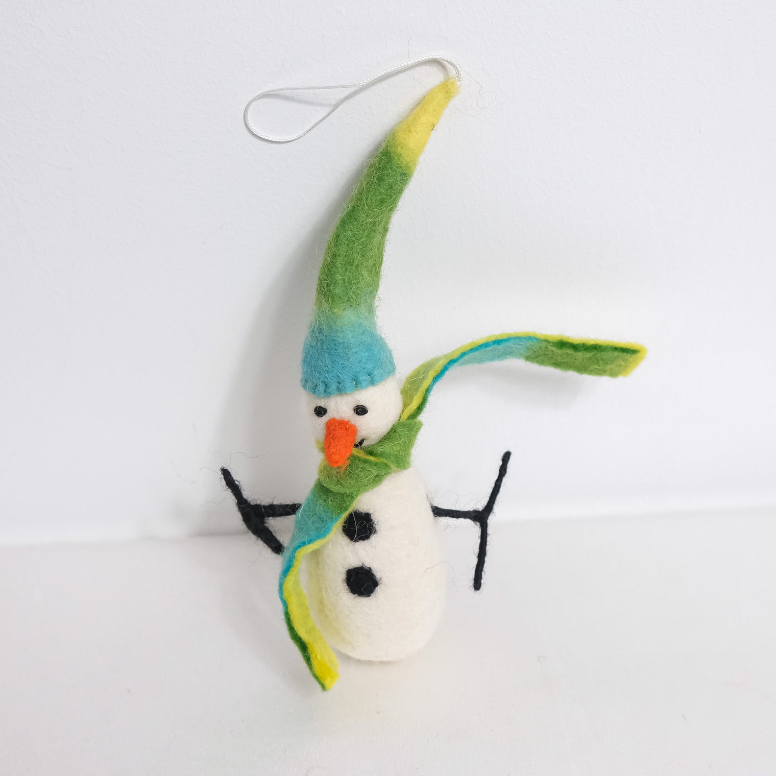 Felted Snowman Christmas Ornaments