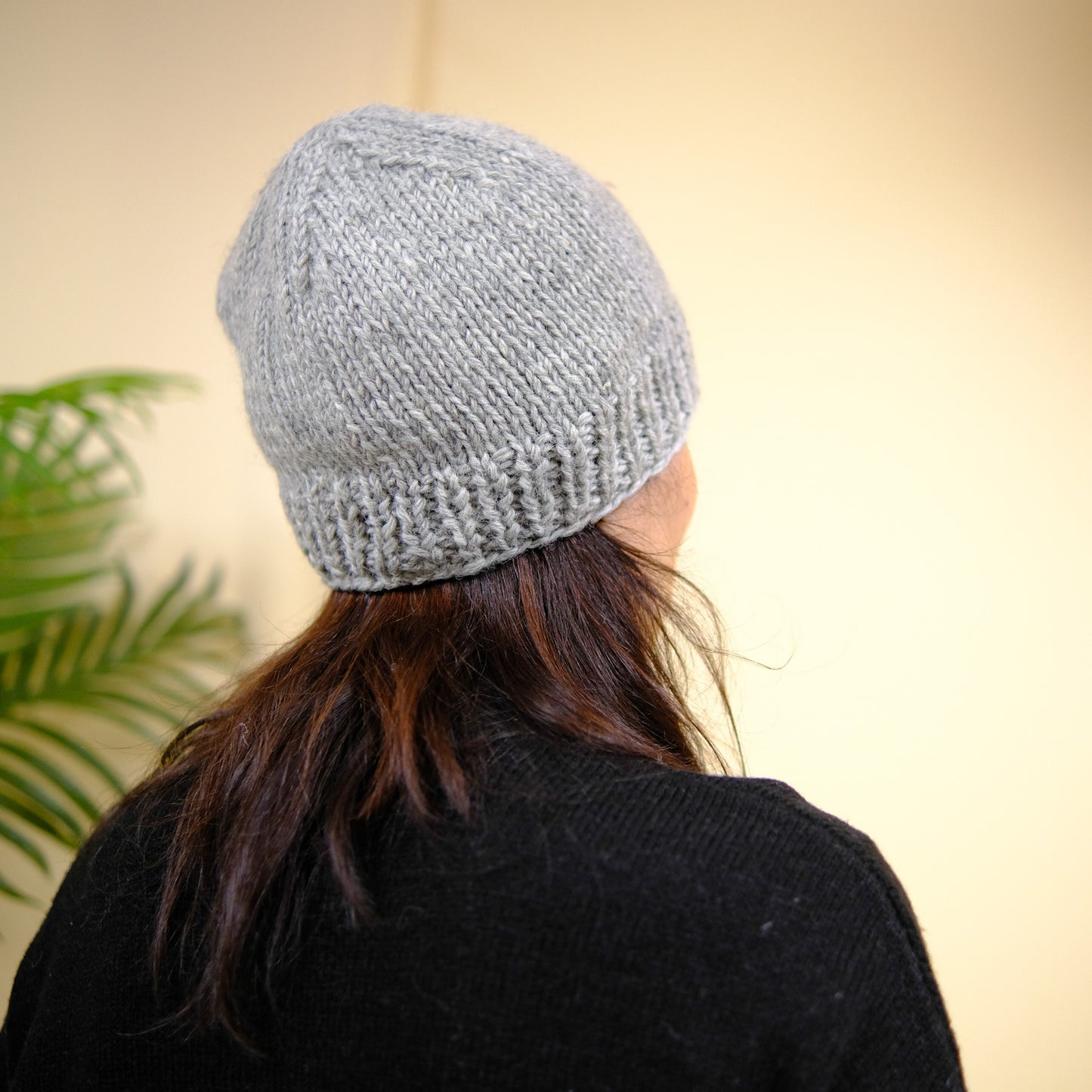 Hand Knit Fleece Lined Winter Hat