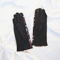 Embroidered Winter Gloves with Fleece Lining