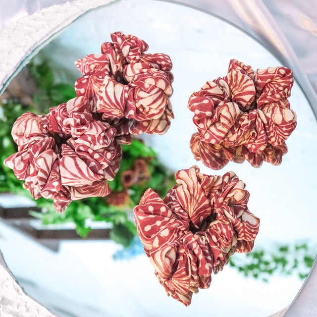 Floral Boho Handmade Scrunchies