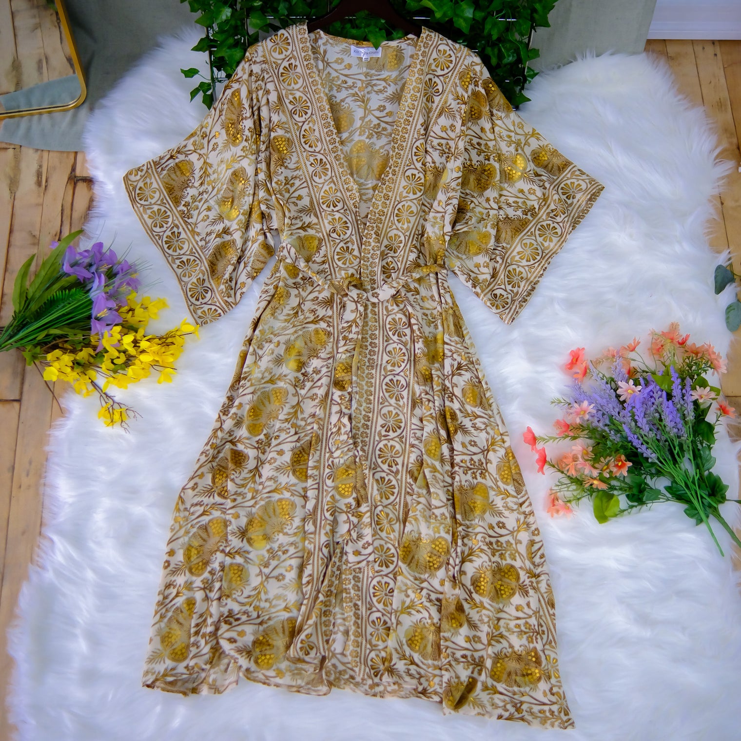 Bohemian Style Long Kimono