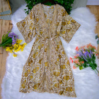 Bohemian Style Long Kimono