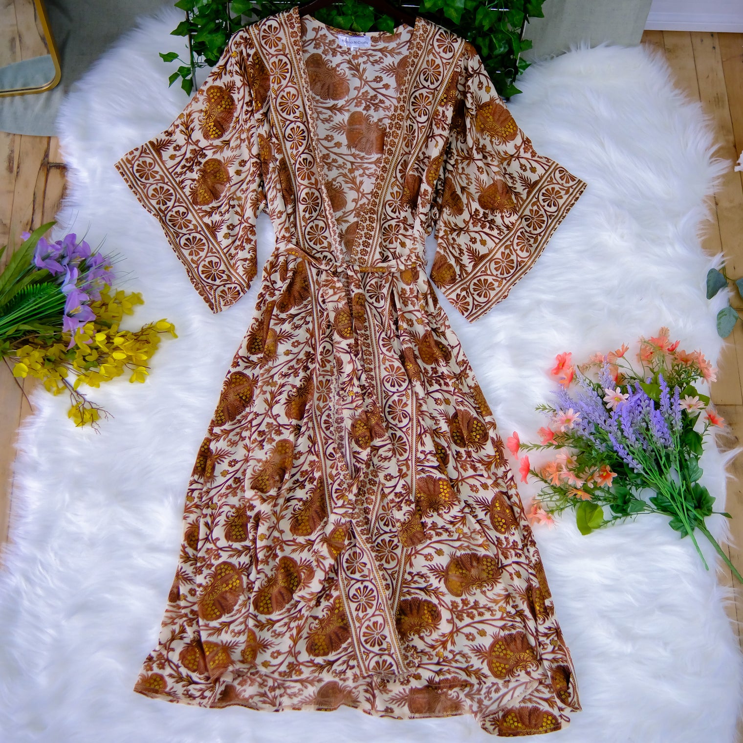 Bohemian Style Long Kimono