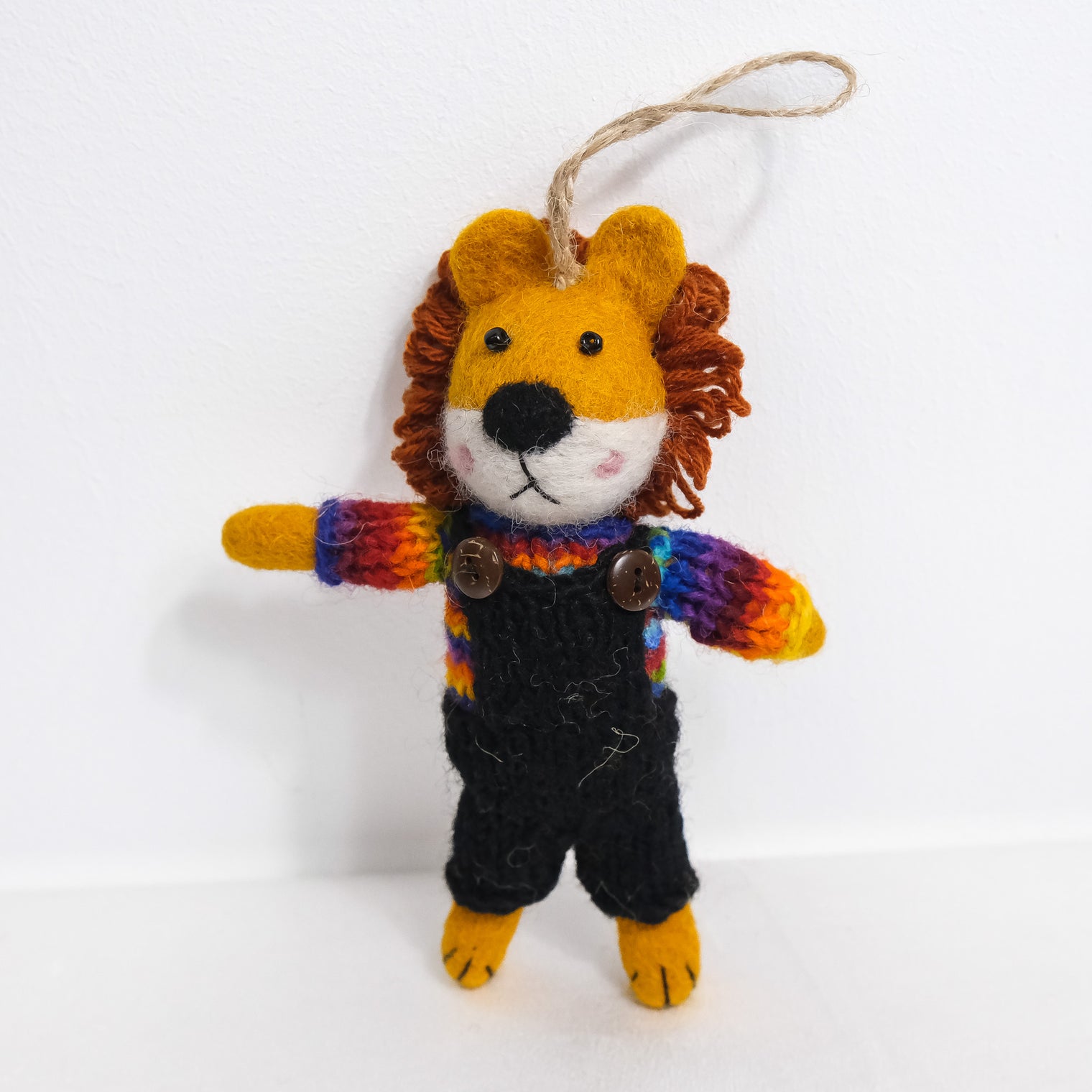 Felted Jungle Animal Ornaments