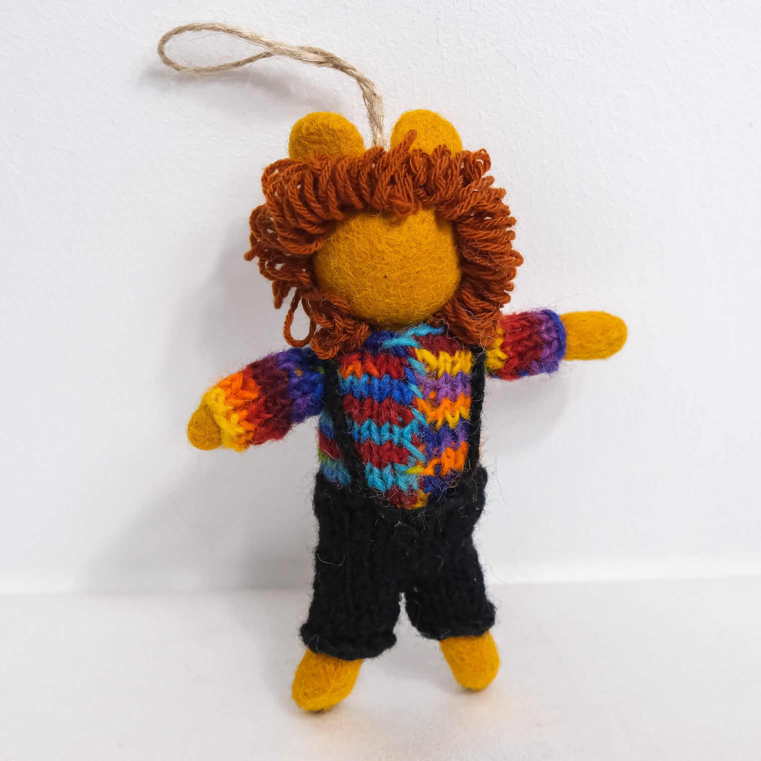 Felted Jungle Animal Ornaments