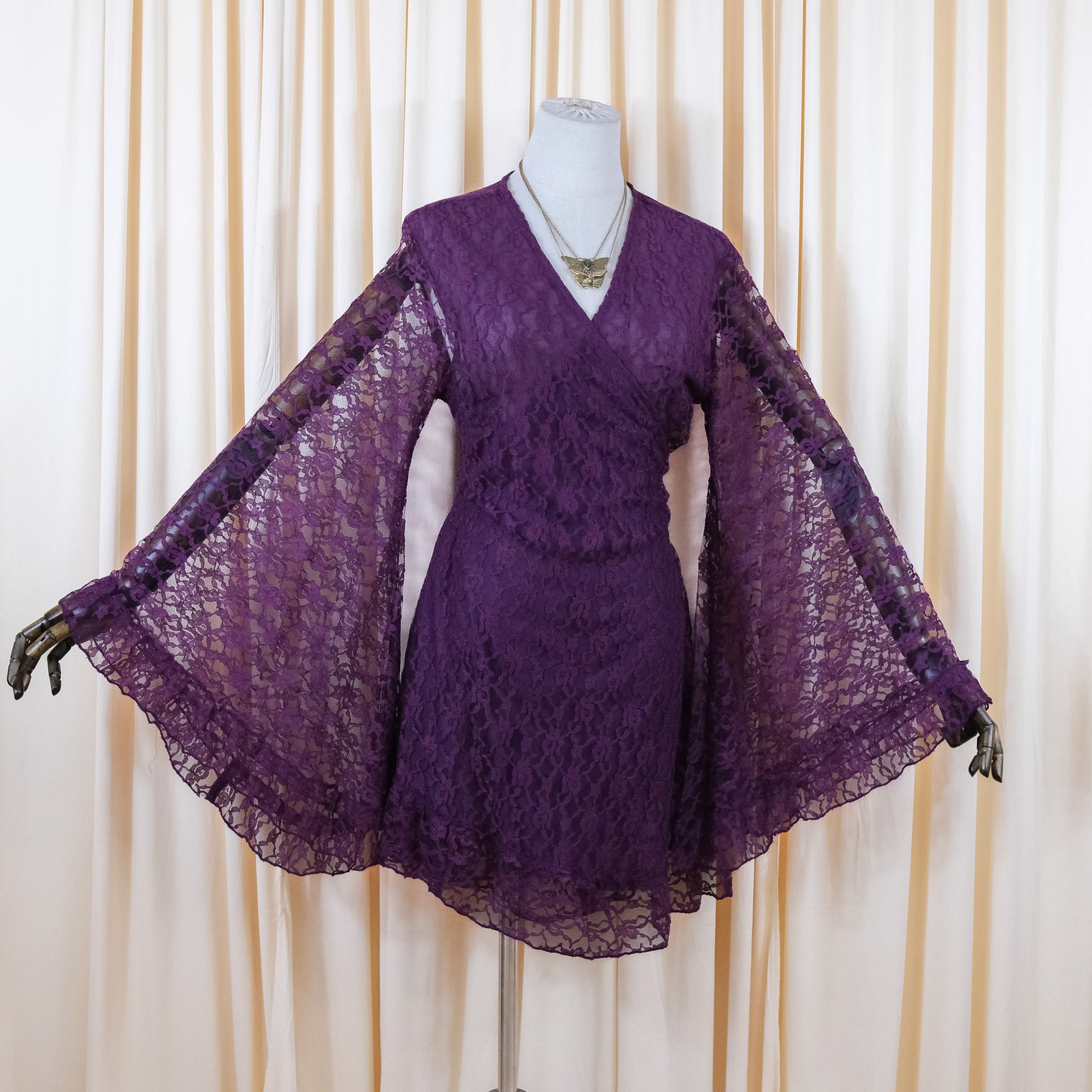 Twilight Faerie Lace  Wrap Dress
