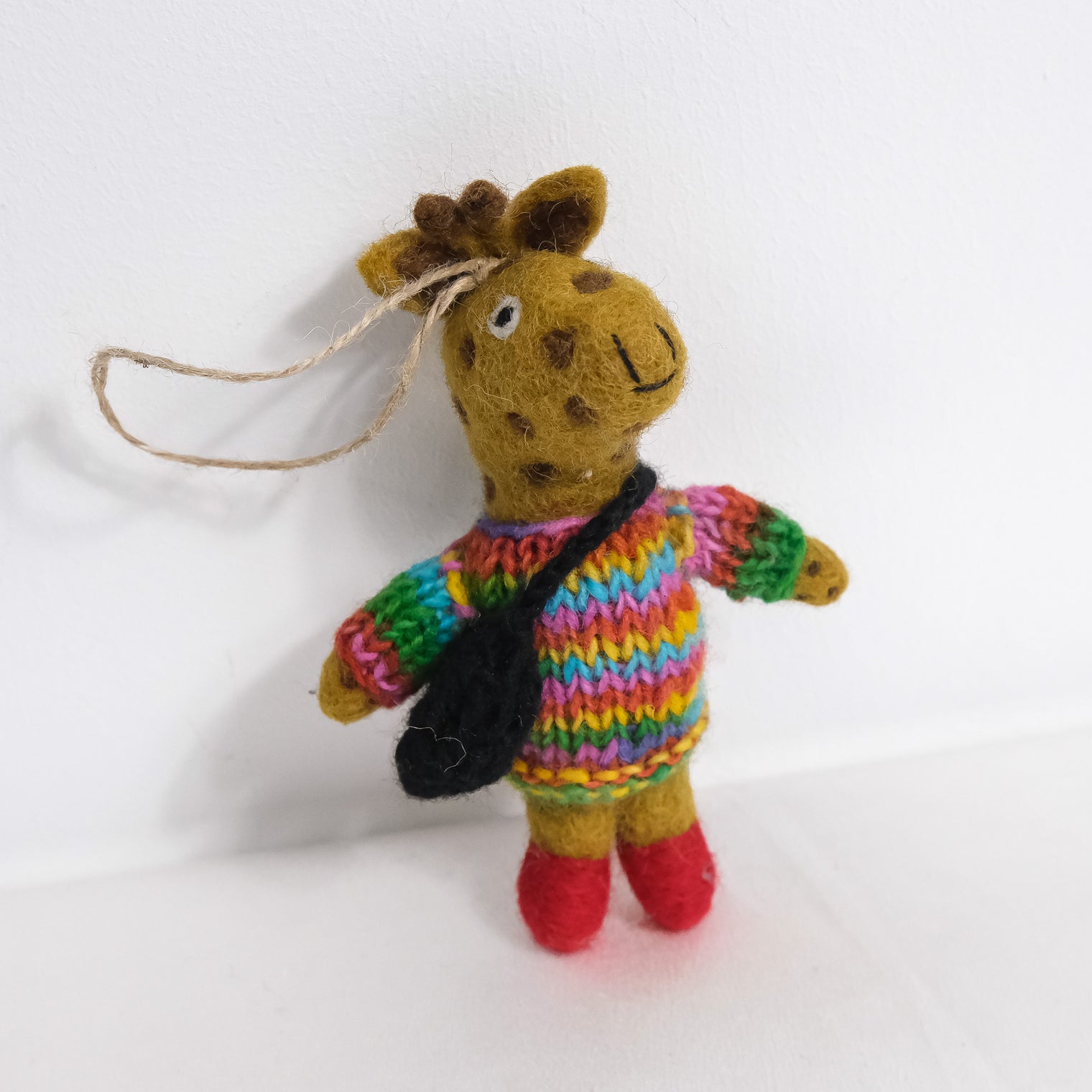 Felted Jungle Animal Ornaments