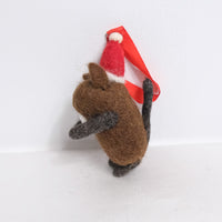 Handmade Felted Animal Ornaments