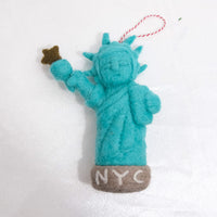 Handmade Felt Statue of Liberty Ornament