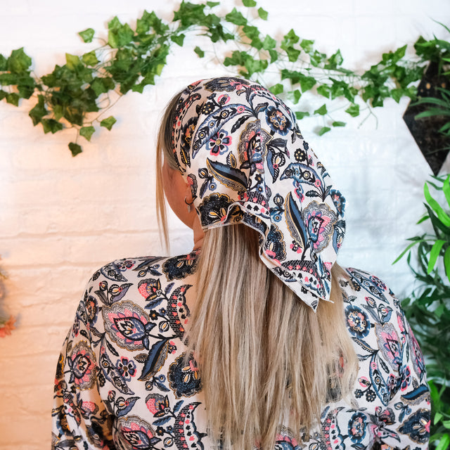 Boho Floral Square Headwraps