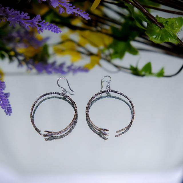 Handmade Dragon Ethnic  Earring