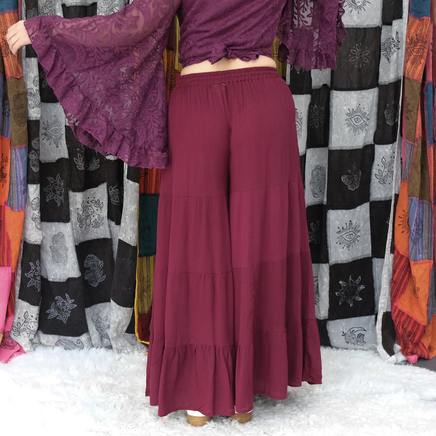 Willow Tiered Boho  Palazzo Pants