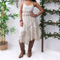 Forest Muse Crochet Halter & Skirt Set