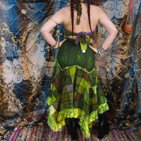 Patchwork Assymetrical Lace Skirt