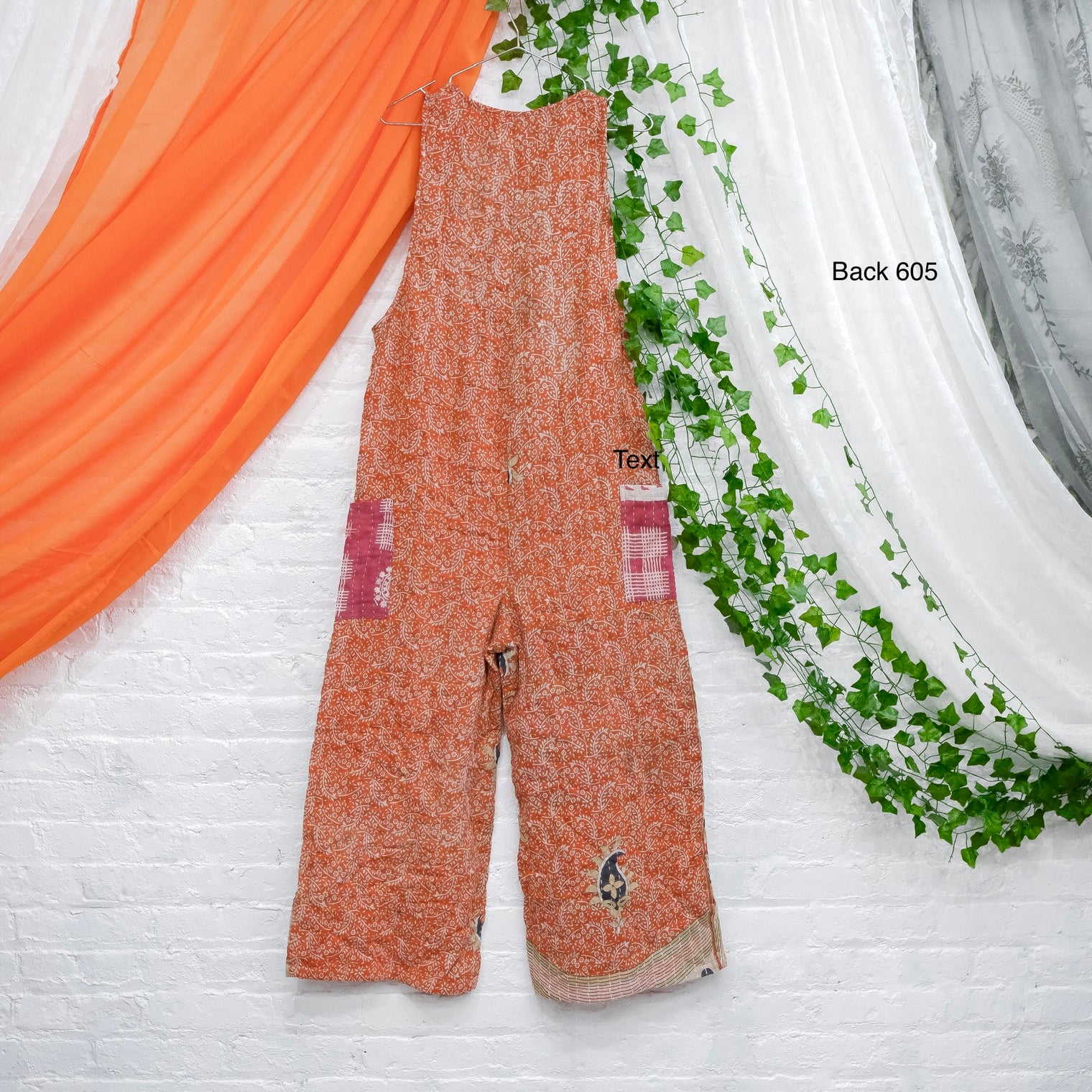 Kantha Wide Leg Jumpsuits