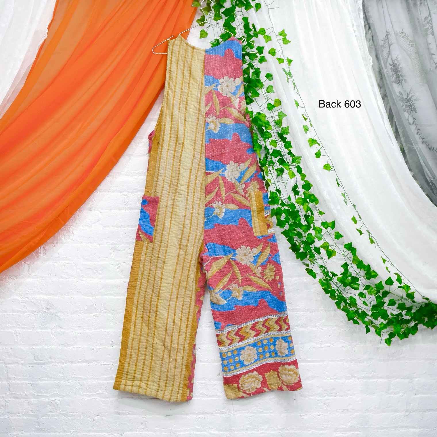 Kantha Wide Leg Jumpsuits