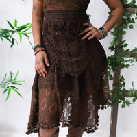 Forest Muse Crochet Halter & Skirt Set
