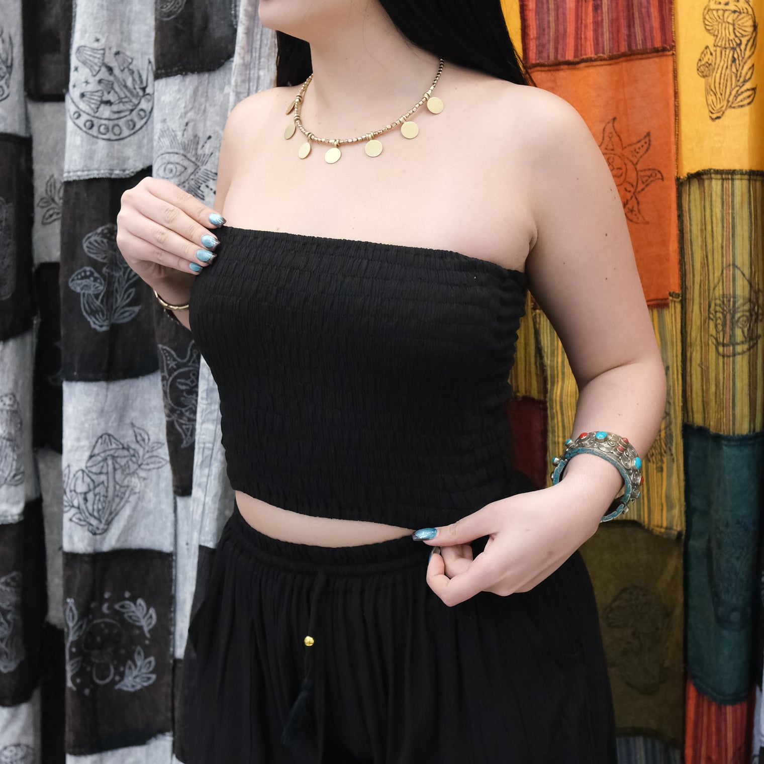 Festival Ready Smocked Tube Top