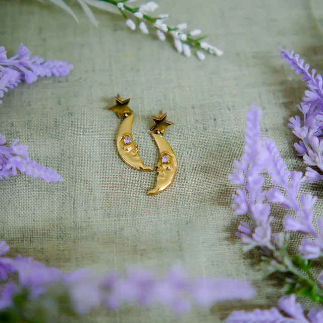Crescent Moon Shaped Earring