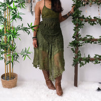 Forest Muse Crochet Halter & Skirt Set
