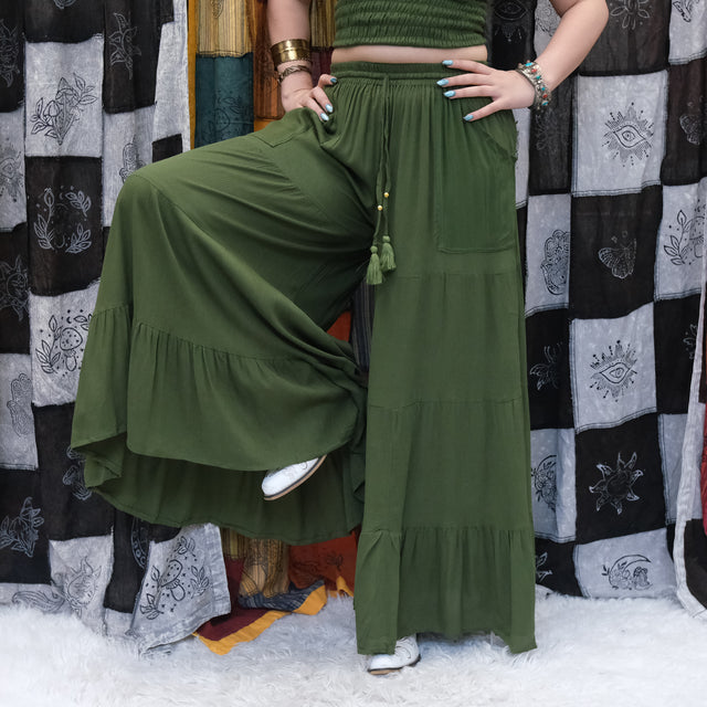 Willow Tiered Boho  Palazzo Pants
