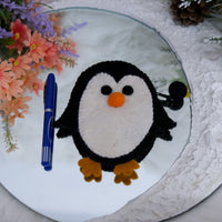 Handmade Felt Penguin Coin Purse