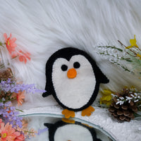 Handmade Felt Penguin Coin Purse