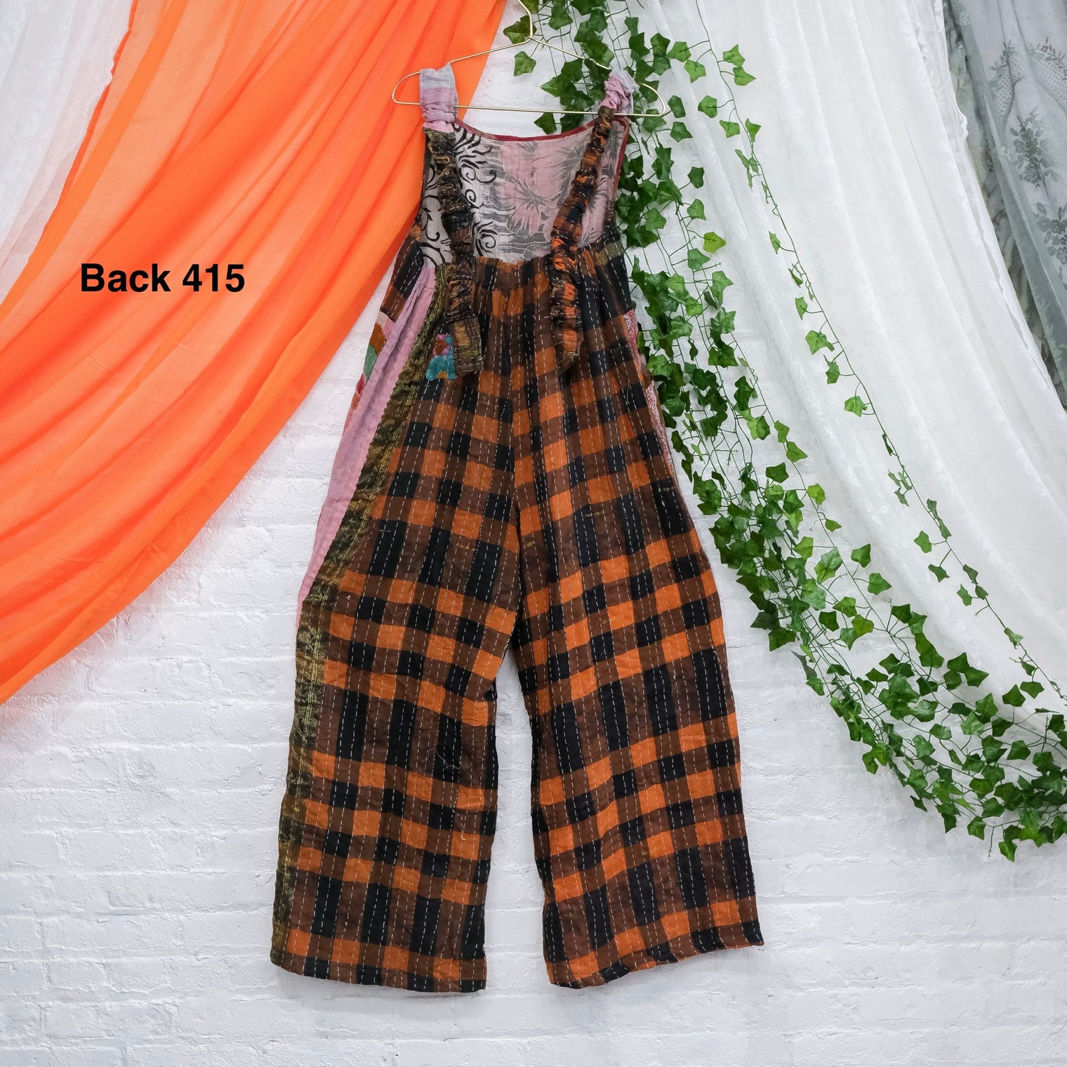 Kantha Wide Leg Boho Jumpsuit