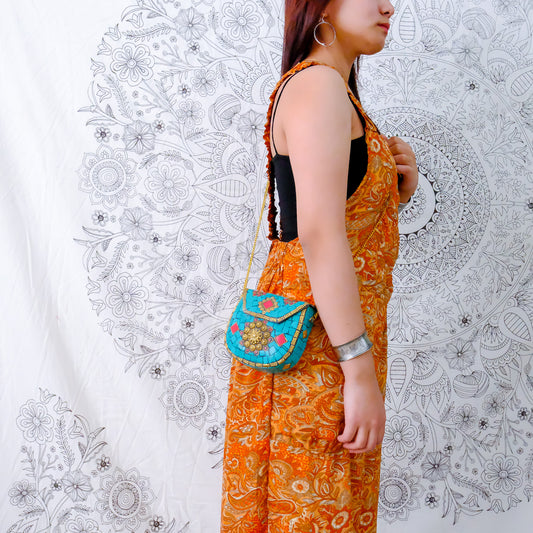 Boho Mosaic Handmade Sling Bag