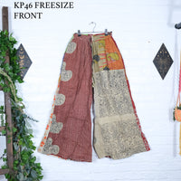 Kantha Wide Leg  Pants