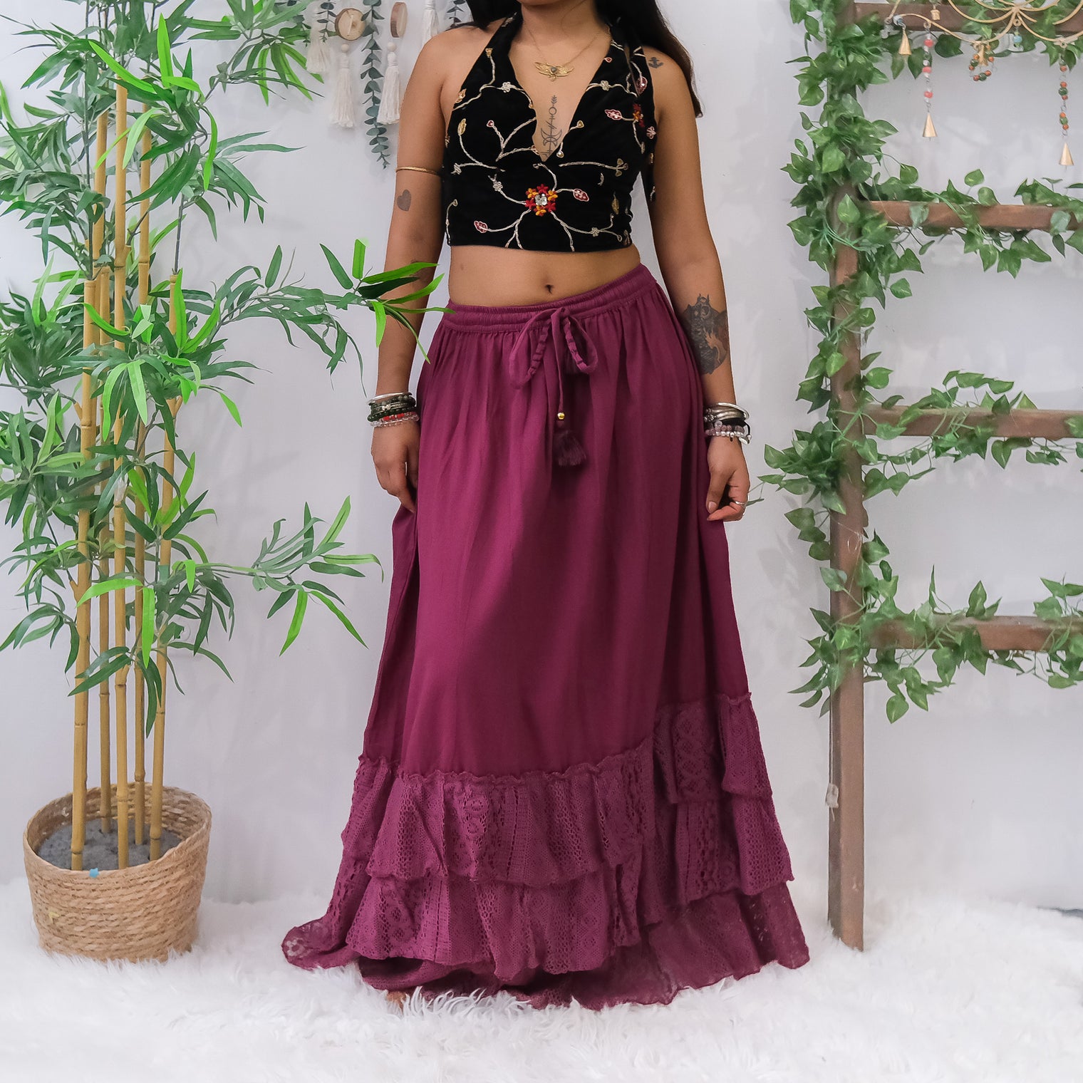 Prairie Goddess Lace Maxi