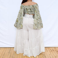 Fairy Goddess Ruffle Sleeve Top