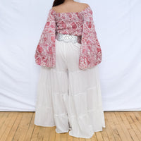 Fairy Goddess Ruffle Sleeve Top