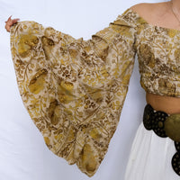 Fairy Goddess Ruffle Sleeve Top