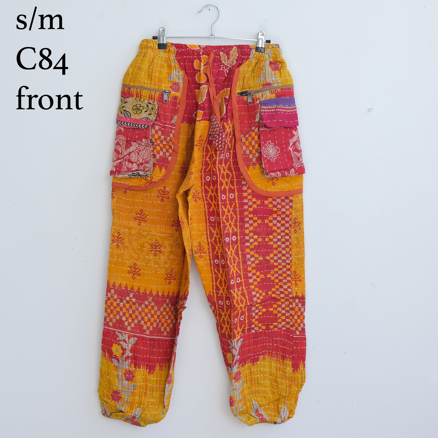 Kantha Cotton Baggy Boho Pants