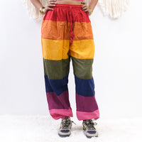 Rainbow Pride Cotton Harem Pants