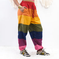 Rainbow Pride Cotton Harem Pants